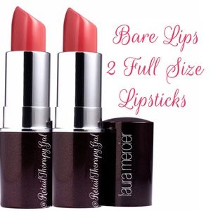 Laura Mercier Bare Lips Sheer Lipcolor (set of 2) New